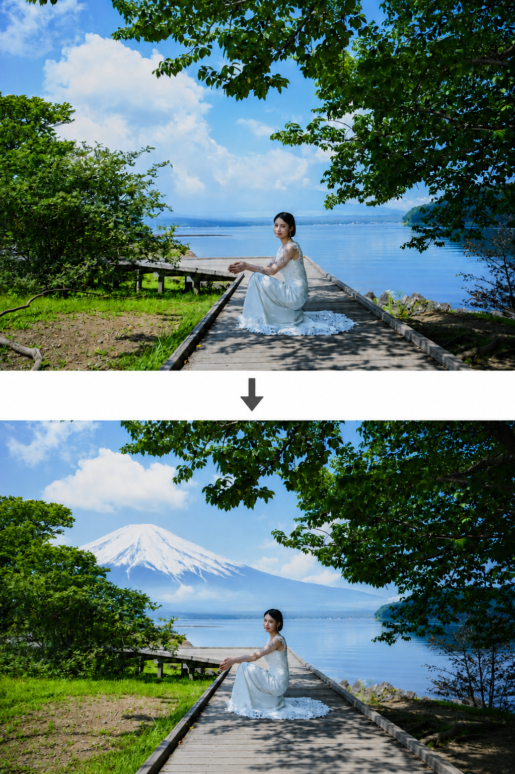 富士山スペシャルレタッチサービス