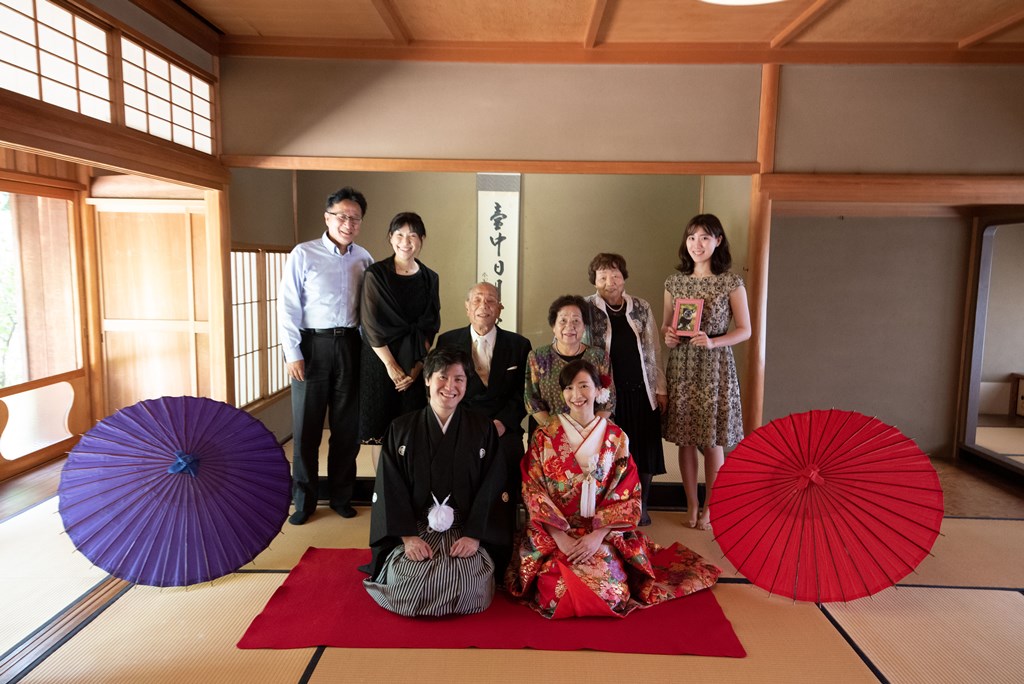 家族の集合写真