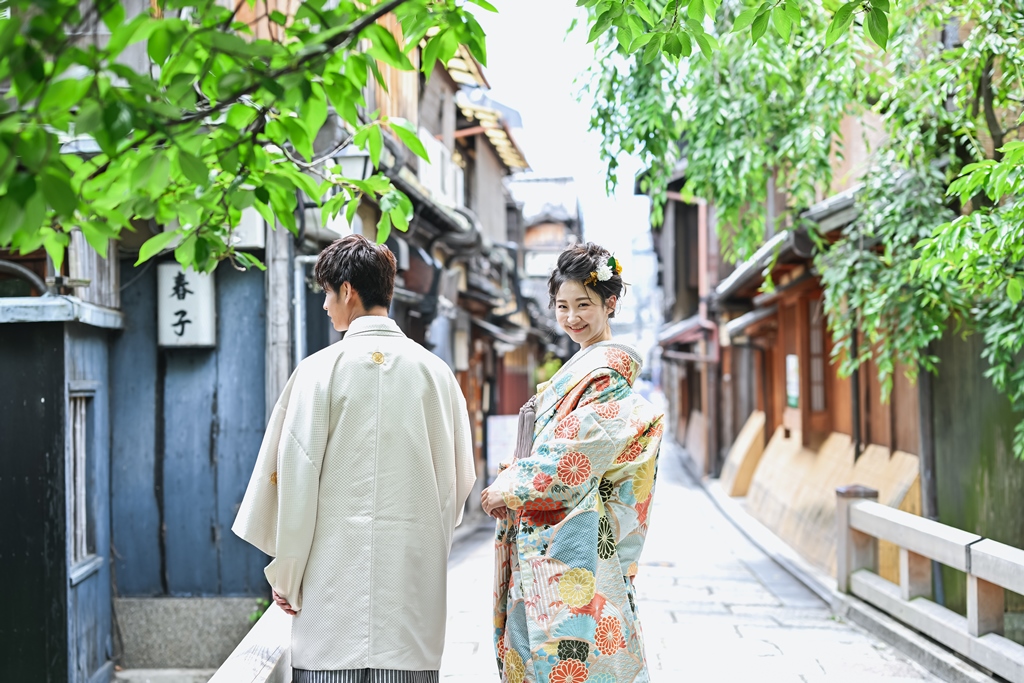祇園で撮った可愛い新婦さんの写真